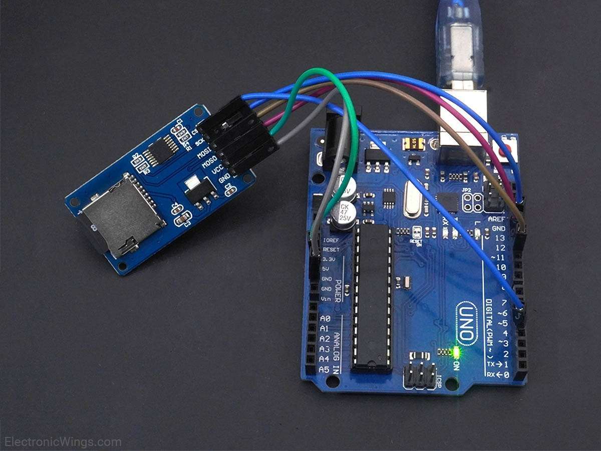 SD Card Module With Arduino ESP32, Arduino Data Logger,, 47 OFF